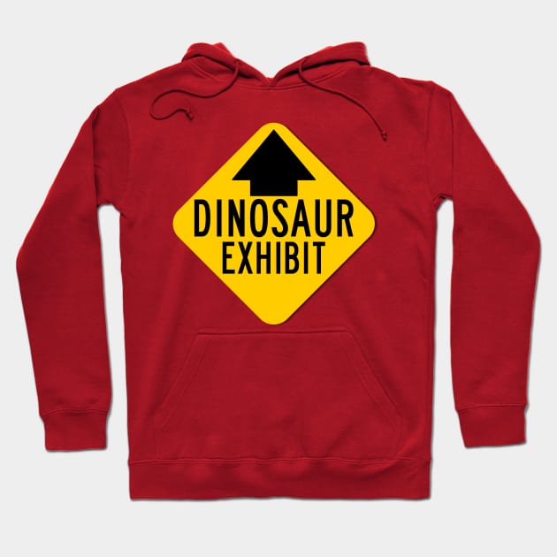 Dinosaur Exhibit Grandparents Day Hoodie by StckrMe